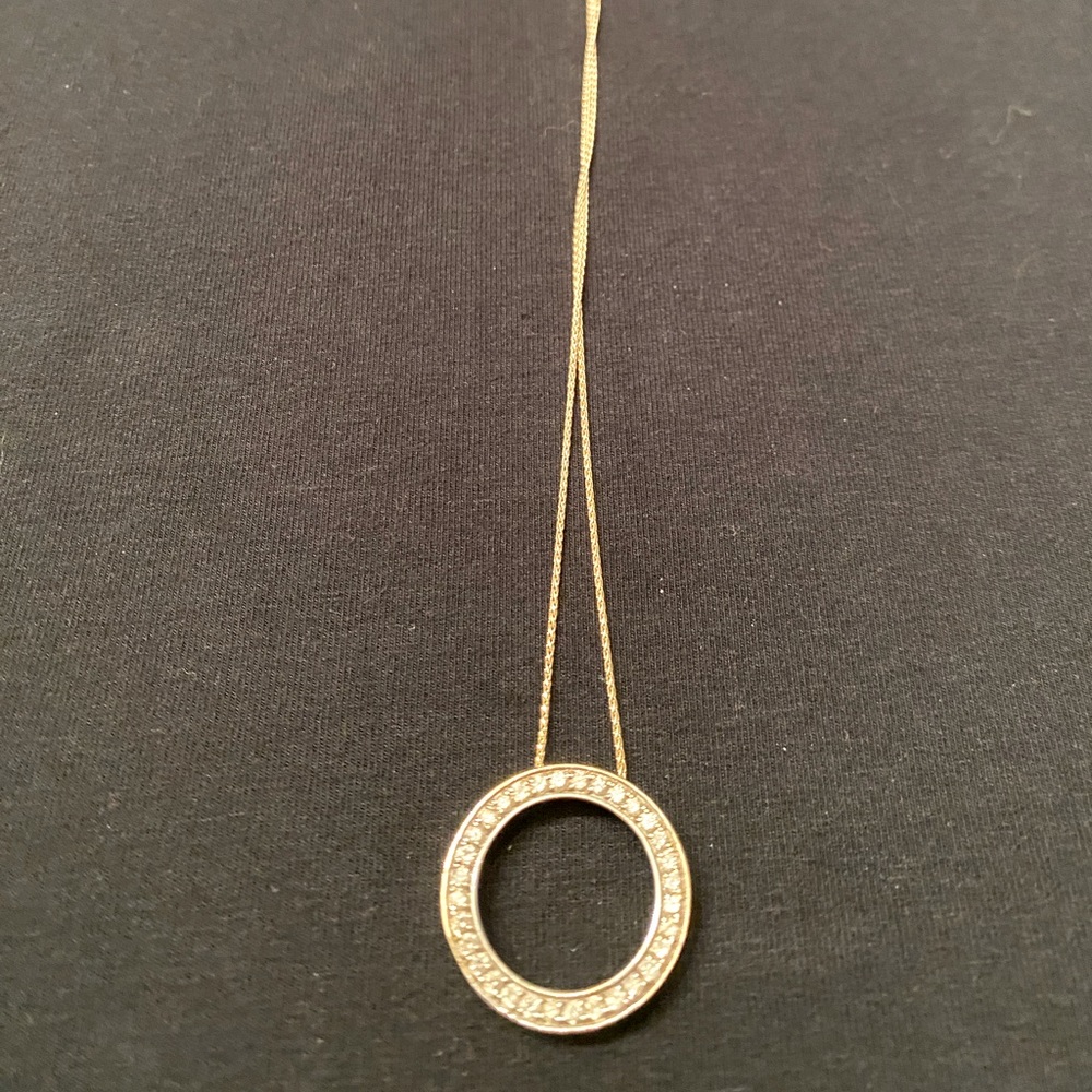 Circle of Love pendant w 20 in 14K gold chain.